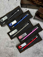 Подарочная ручка флешка 16Gb в красивой коробке