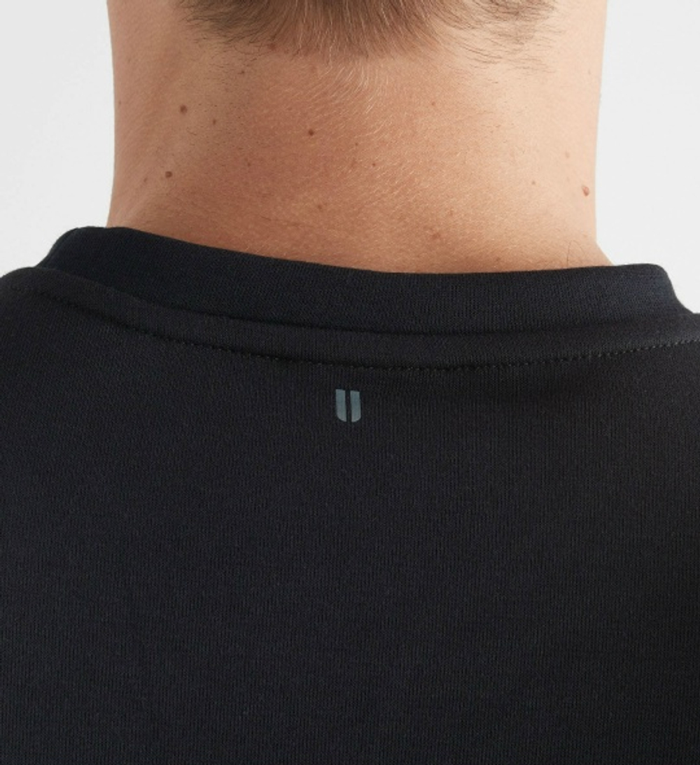 Кофта черная NOBULL без капюшона