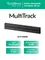 MULTITRACK Шина открытой установки трековой системы 80 см АНТРАЦИТ