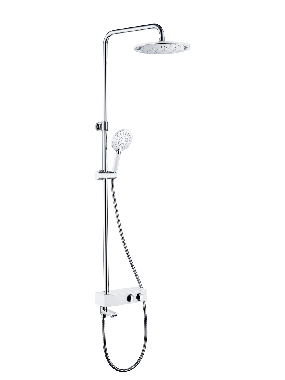 Душевая система WeltWasser  WW DP 1020 BL 10000005719 Округлая Латунь Черный