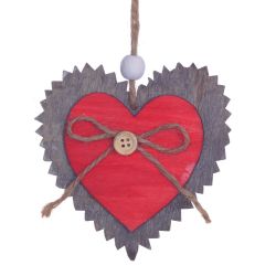 GAEM Украшение новогоднее "Сердце/Звезда/Елка", L10,5 W2 H10,5 см, 3в.