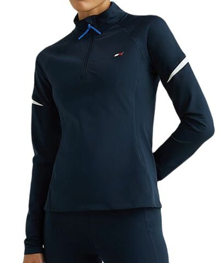 Женская теннисная куртка Tommy Hilfiger Slim Rflective Thermal Jacket Long Sleeve - desert sky