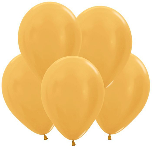 Шар 12" Золото, Метал / Gold R 570 Sp