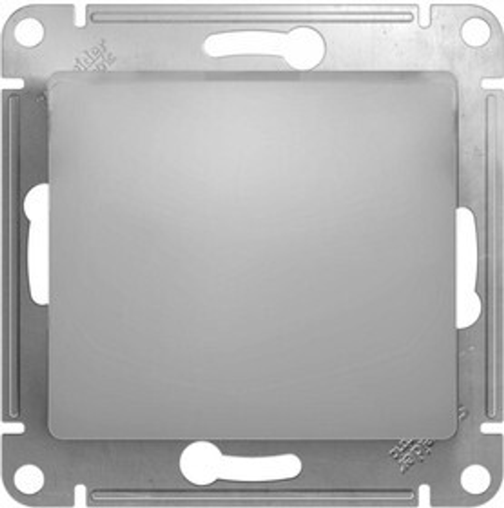 Переключатель проходной 1-кл СП алюминий GSL000361