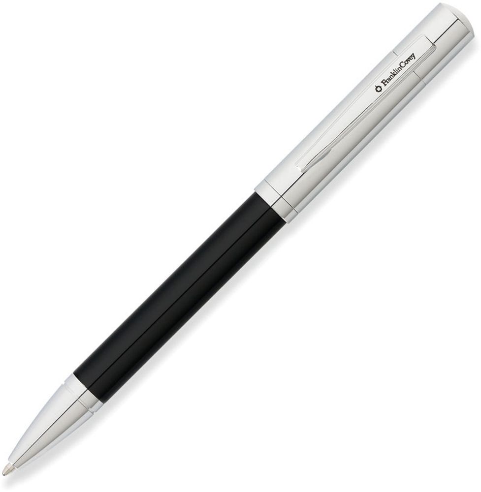 FranklinCovey Greenwich - Black Chrome, шариковая ручка, M, BL