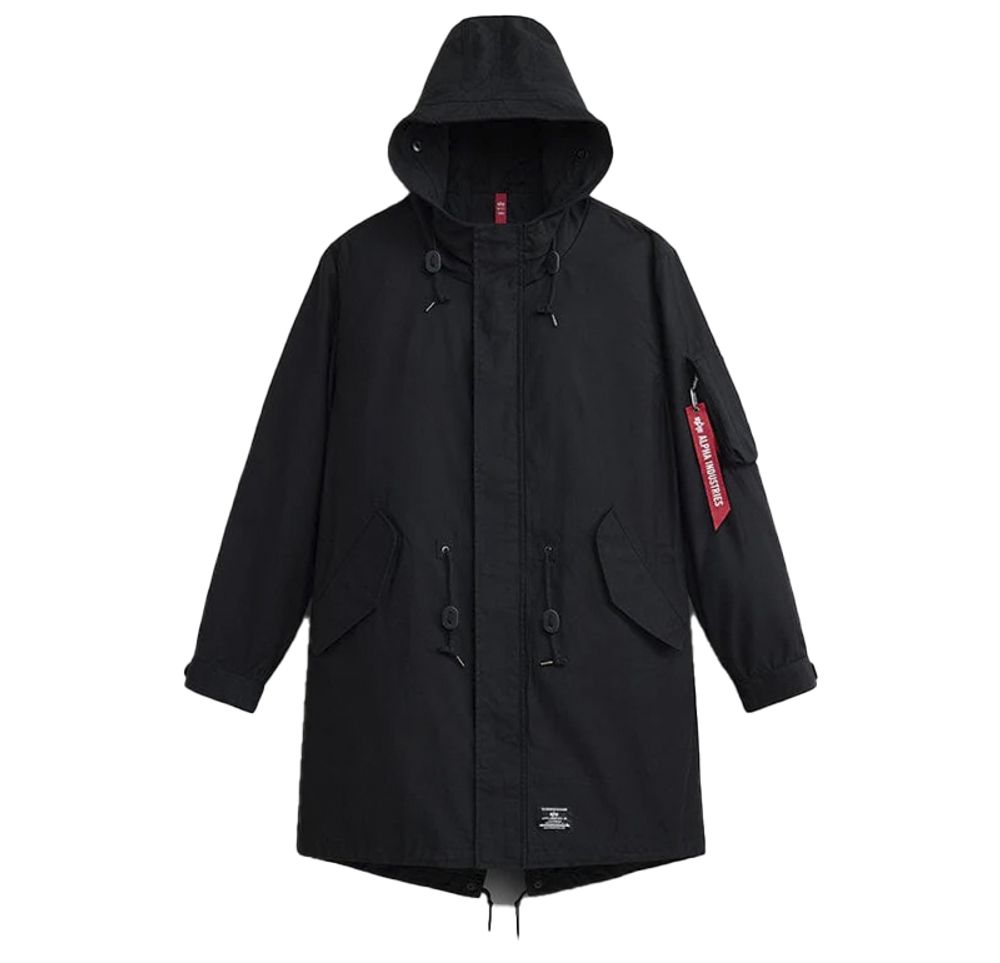 Куртка Alpha Industries M-59 Fishtail MOD Parka Black Куртка Alpha Industries M-59 Fishtail MOD Parka Black