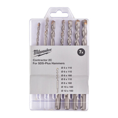 Набор буров Milwaukee Contractor  SDS+ 7 шт