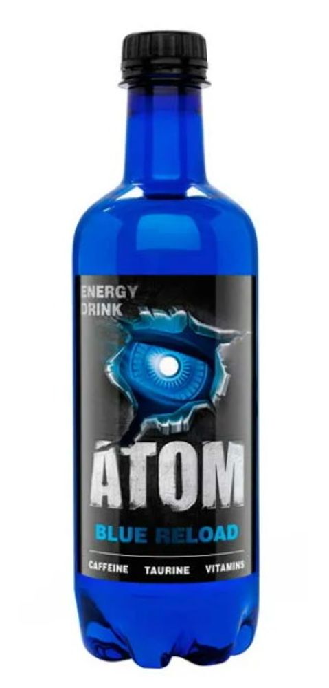 Белорусский энергетический напиток &quot;Атом&quot; Blue Reload 0,5л. Дарида - купить с доставкой по Москве и всей России