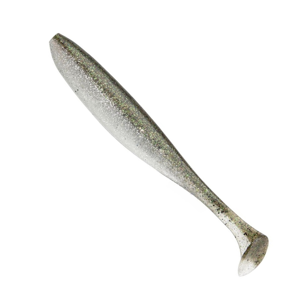 Приманка силиконовая Keitech Easy Shiner 4" PAL #01 Chartreuse Red Flake, 3 упаковки по 7 штук