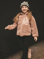 Куртка флисовая на молнии для девочки Next B73-565, Коричневый