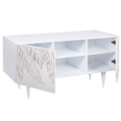 Тумба под ТВ Тропик 117см Классика Айс Сильвер