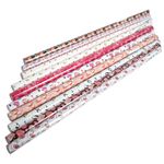 Бумага упаковочная "Love Story", 70x100 см, 10 дизайнов ассорти, ЗОЛОТАЯ СКАЗКА, 591916, 1шт