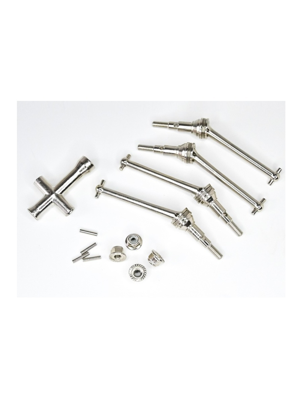 Приводные валы CVD стальные для автомодели MJX 16108, 4шт