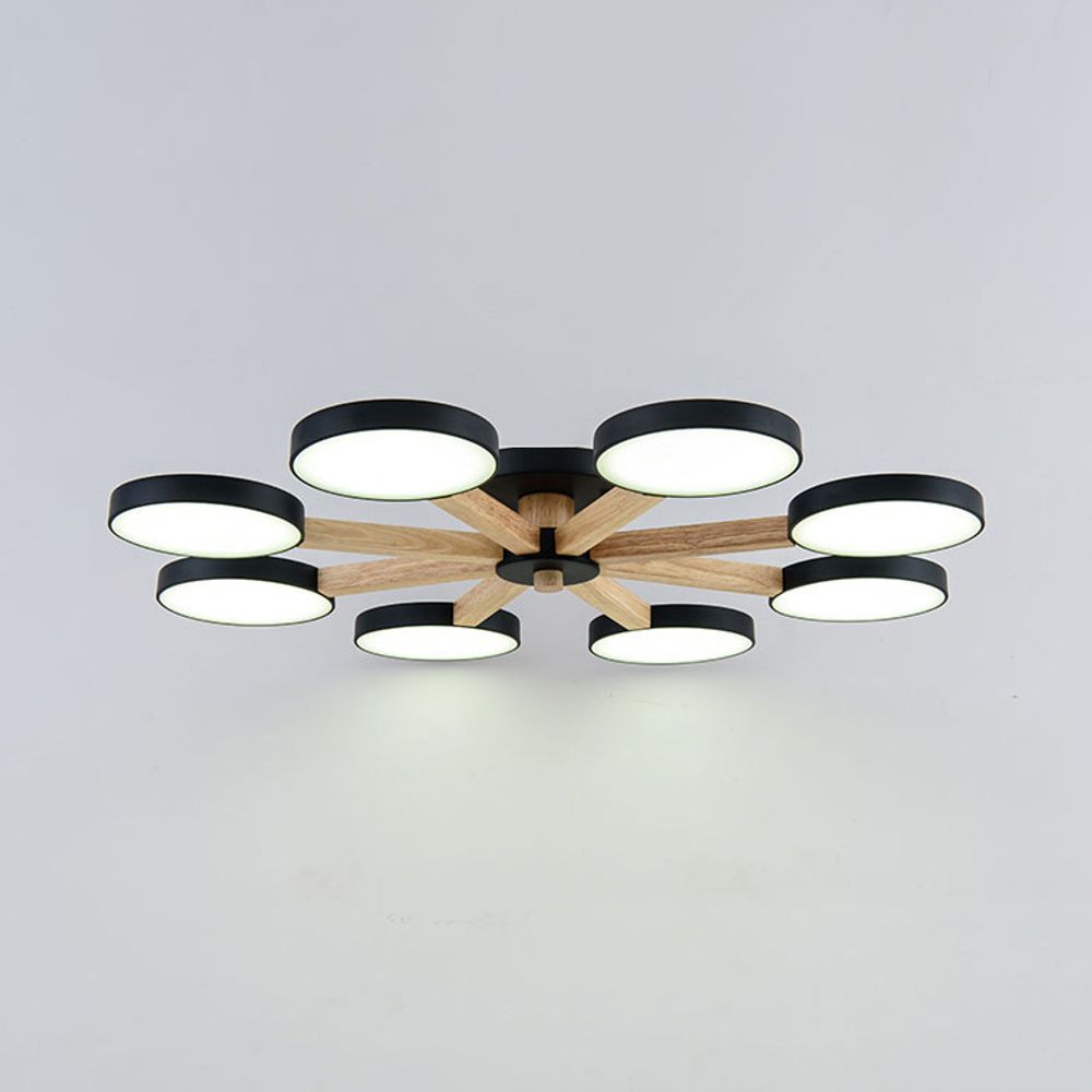 Потолочная Люстра Turna 8 Black By Imperiumloft