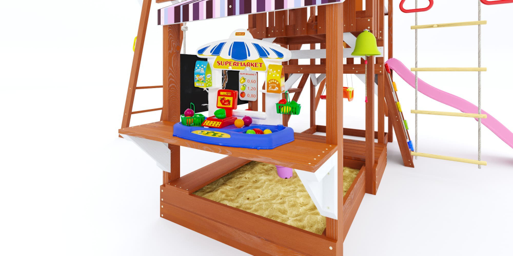 Детская площадка Савушка Тусун - 9 (розовый)