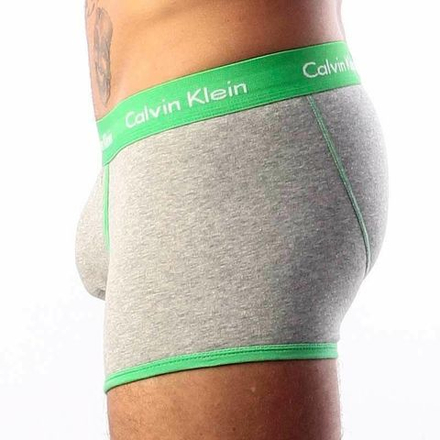 Мужские трусы боксеры Calvin Klein 365 Grey Green