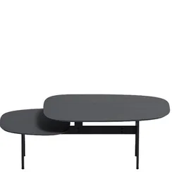 Журнальный столик Step L, черный ясень