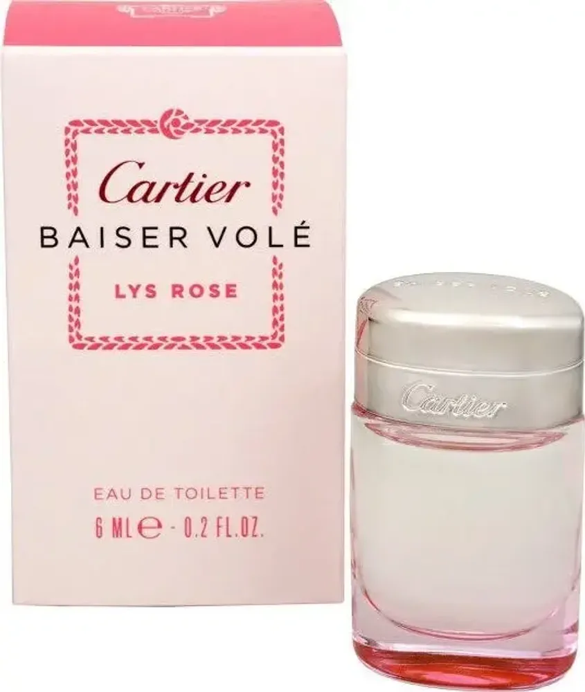 Женская парфюмерная вода Cartier Baiser Vole Lys Rose EDP 6 мл