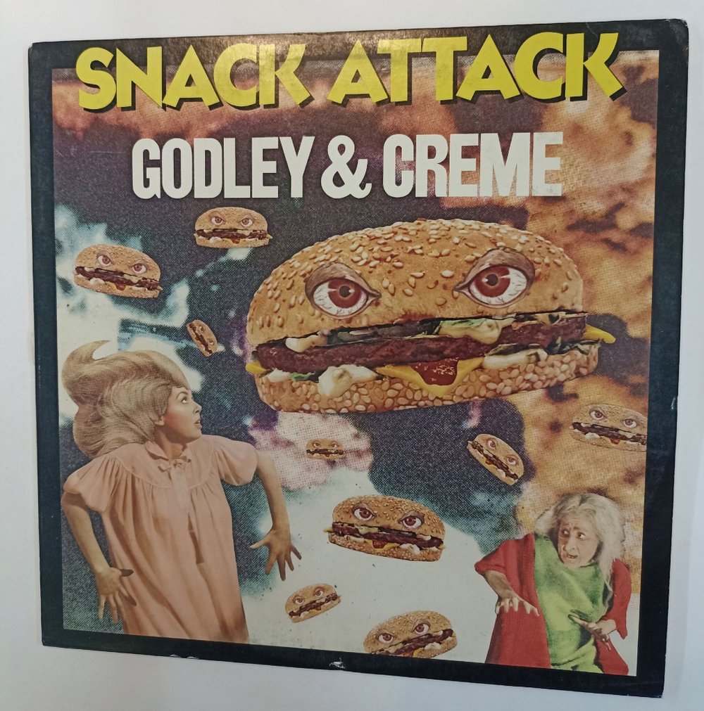 Винтажная виниловая пластинка LP Godley and Creme Snack Attack (USA Promo 1981)