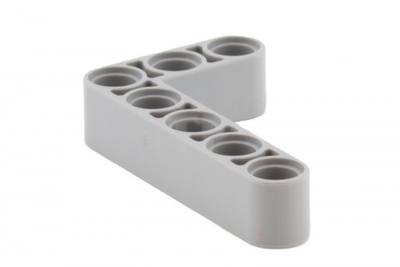 Lego 50шт Подъемник 1x7 толстый изогнутый 3-5 (светло-серый) 32526 / 4211713