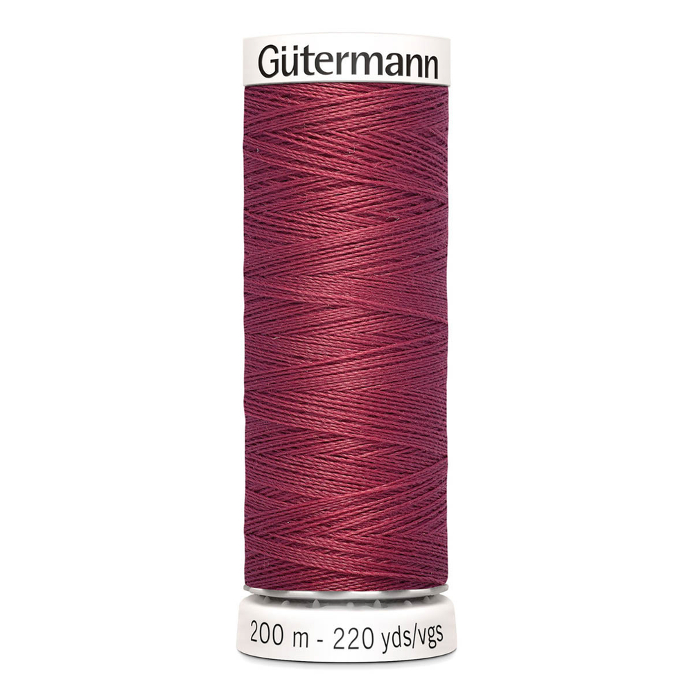 01 Нить Sew-All 100/200 м для всех материалов, 100% полиэстер Gutermann 748277 (730 т.розовый шелк)