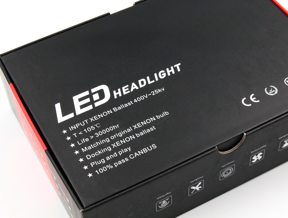 Светодиодные лампы D2S/R M50 LED с кулером, 6000К, для блока ксенона (комплект, 2шт)