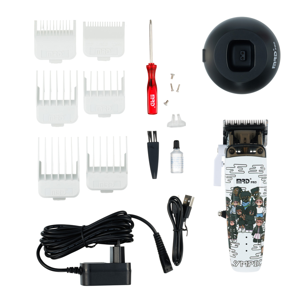 MRD Машинка для стрижки Pro HC-90-4 Smart Brain Olympic White Le