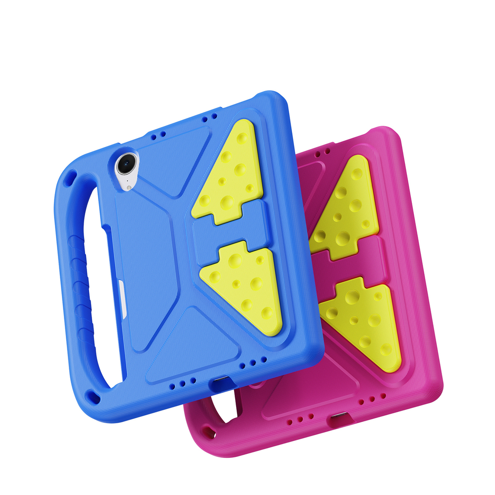 Детский чехол синего цвета на планшет iPad Mini 6 и iPad Mini 7 от Dux Ducis, серия Puff Series Case