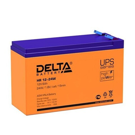 Аккумуляторная батарея Delta HR 12-24W (12V / 6Ah)