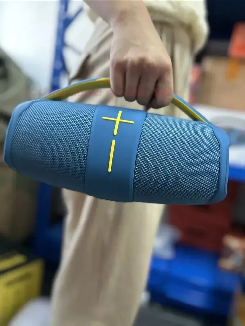 Портативная колонка H60 - 20 Вт синяя