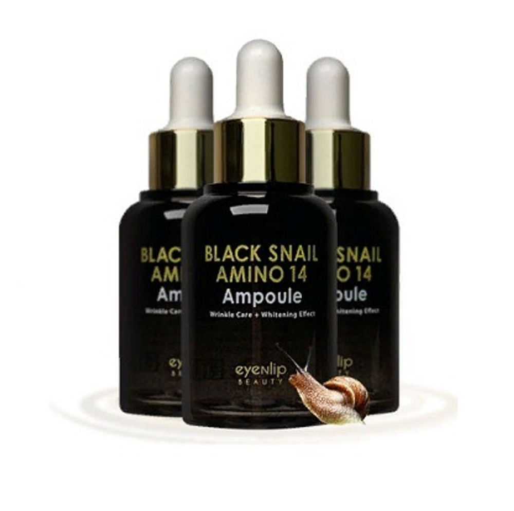 Eyenlip Black Snail Amino 14 Ampoule сыворотка для лица ампульная с аминокислотами и муцином черной улитки