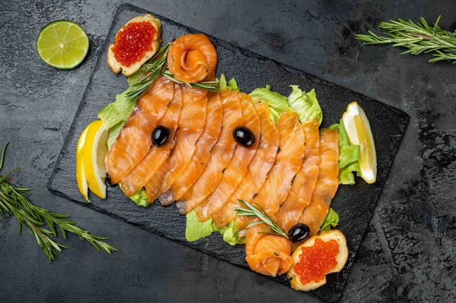 Нарезка из семги