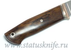 Нож авторский S125V Мокуме мельхиор ironwoodфотография - 5