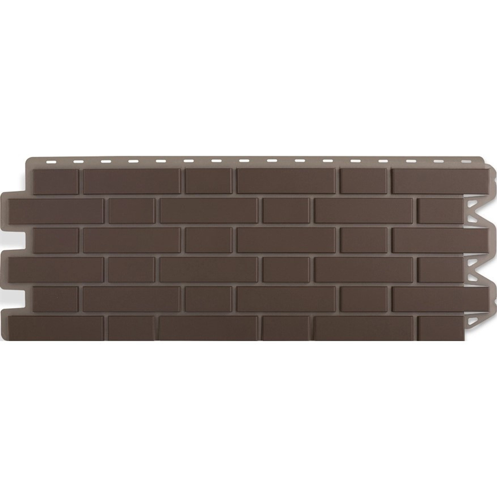Панель фасадная Альта Профиль Кирпич клинкерный коричневый 1220х440 мм