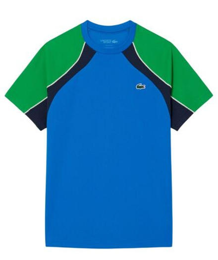 Теннисная футболка Lacoste Ultra Dry Colour-Block Tennis