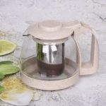 Чайник заварочный стеклянный 700 мл с металлическим ситом «Naturel»