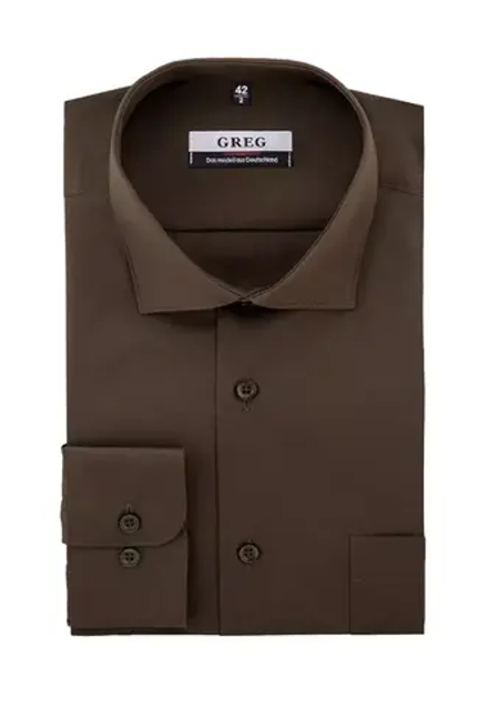 Сорочка GREG Сlassic fit 540/119/BR "База"