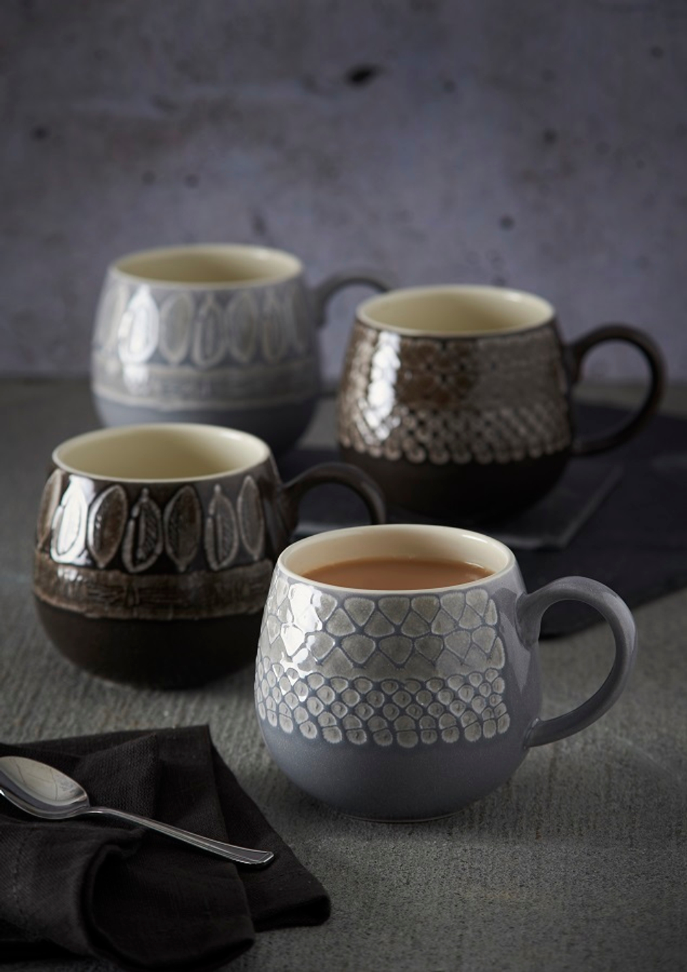 Чашка Impressions 350мл серая Mason Cash