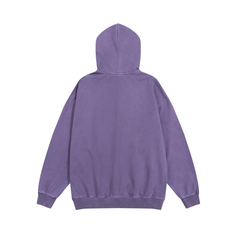 Худи Shadow GARMENT DYED EMB violet