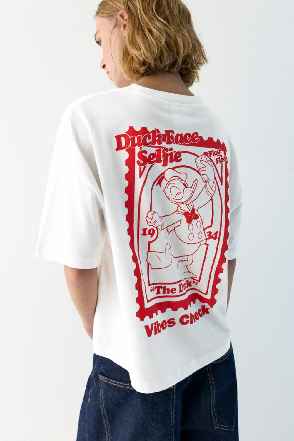 PULL&BEAR Футболка Donald Duck, цвет льда