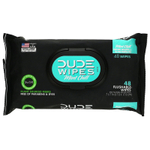 Dude Products, Смываемые салфетки, с мятой и охлаждением, 48 салфеток