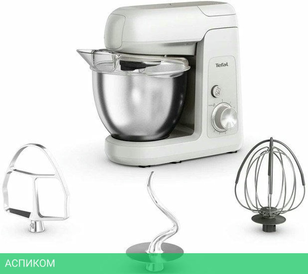 Кухонная машина Tefal Bake Partner белый (QB520B38)