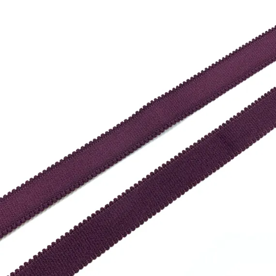 Резинка бретелечная слива 15 мм (цв. 076), 612/15