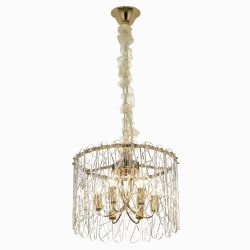 Citilux TALLA CL318262 Люстра хрустальная подвесная Золото