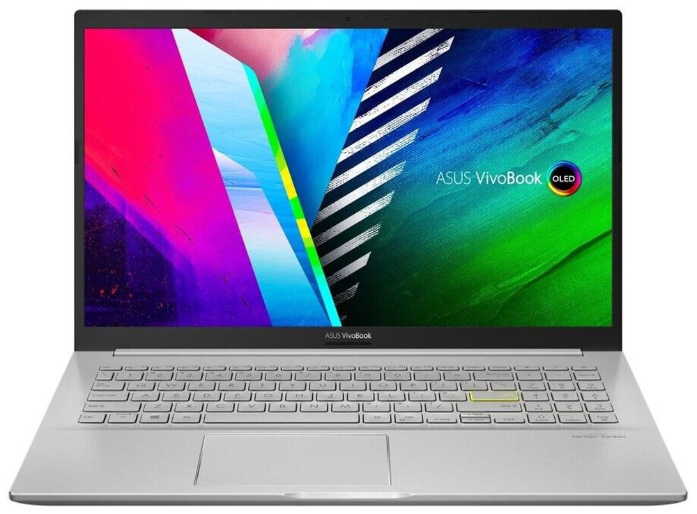 Ноутбук ASUS Vivobook S15 OLED S513EA-L12935W, 15.6&amp;quot; (1920x1080) OLED/Intel Core i5-1135G7/8ГБ DDR4/512ГБ SSD/Iris Xe Graphics/Windows 11 Home, серебристый [90NB0SG2-M00CH0]