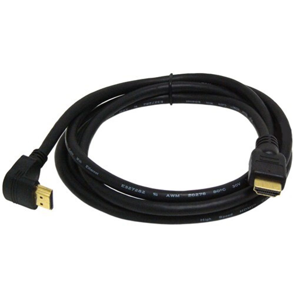 Кабель HDMI x HDMI -1.8 м. Gembird CC-HDMI490-6 (Ver 1.4) угловой
