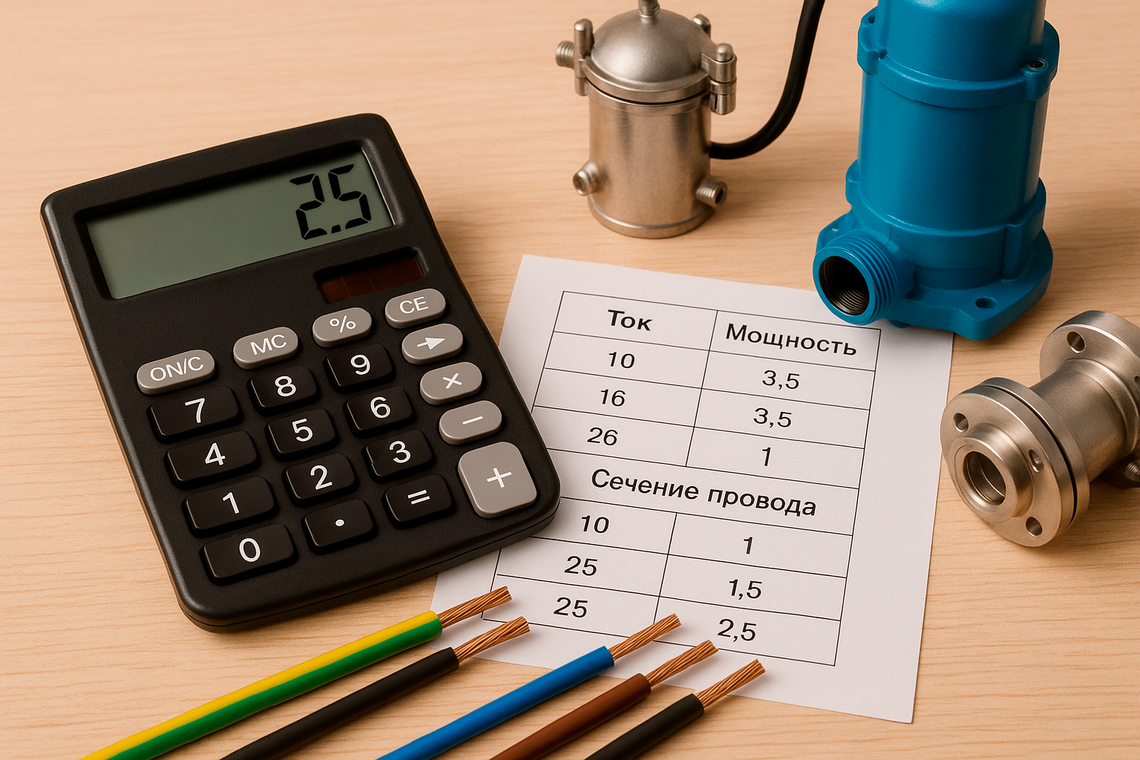 Калькулятор электрики: кабель, автомат, нагрузка
