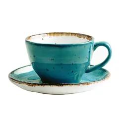 Кофейная пара 150 мл d 8,5 см h5,7 см Green Sea Fusion P.L. Proff Cuisine [6]