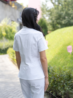 Костюм медицинский женский | Бл-334+Б-110 клеон премиум