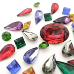 evoli 4322 Teardrop Fancy Stone - Black Diamond